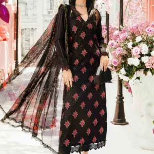 Maria B M Prints Embroidered Lawn Suit MPT-2601-B