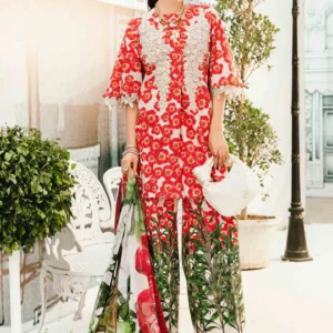 Maria B M Prints Embroidered Lawn Suit MPT-2606-B