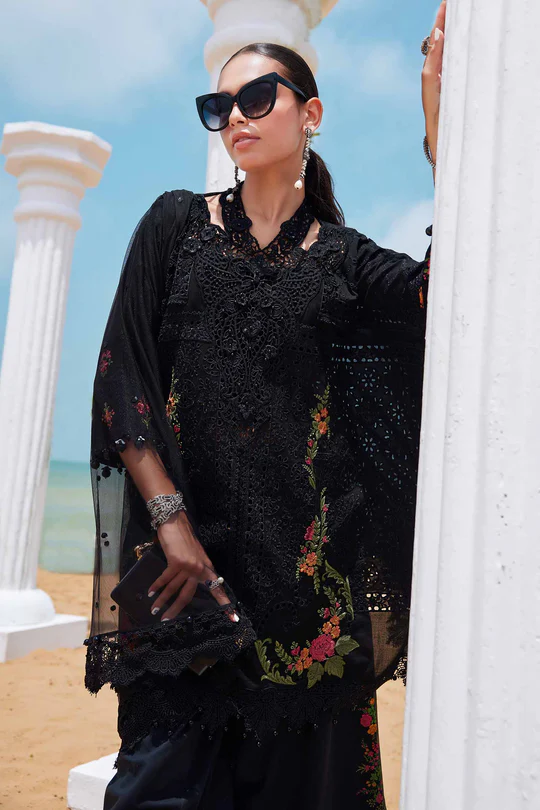 Maria B Luxury Embroidered Lawn Suit-25-01 - Image 4