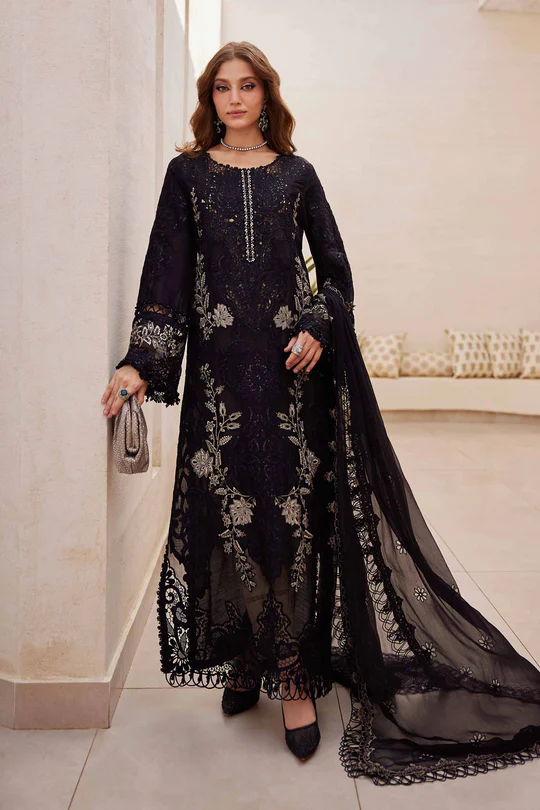Maria B Embroidered Paper Cotton Lawn Suit 25-03