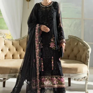 Maria B Luxury Emb Chiffon Suit - MPC-25-104