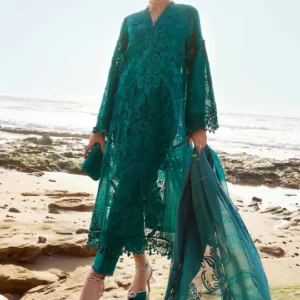 Maria B Luxury Embroidered Lawn Suit -25-05