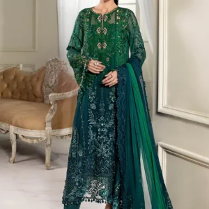 Maria B Luxury Emb Chiffon Suit - MPC-25-106