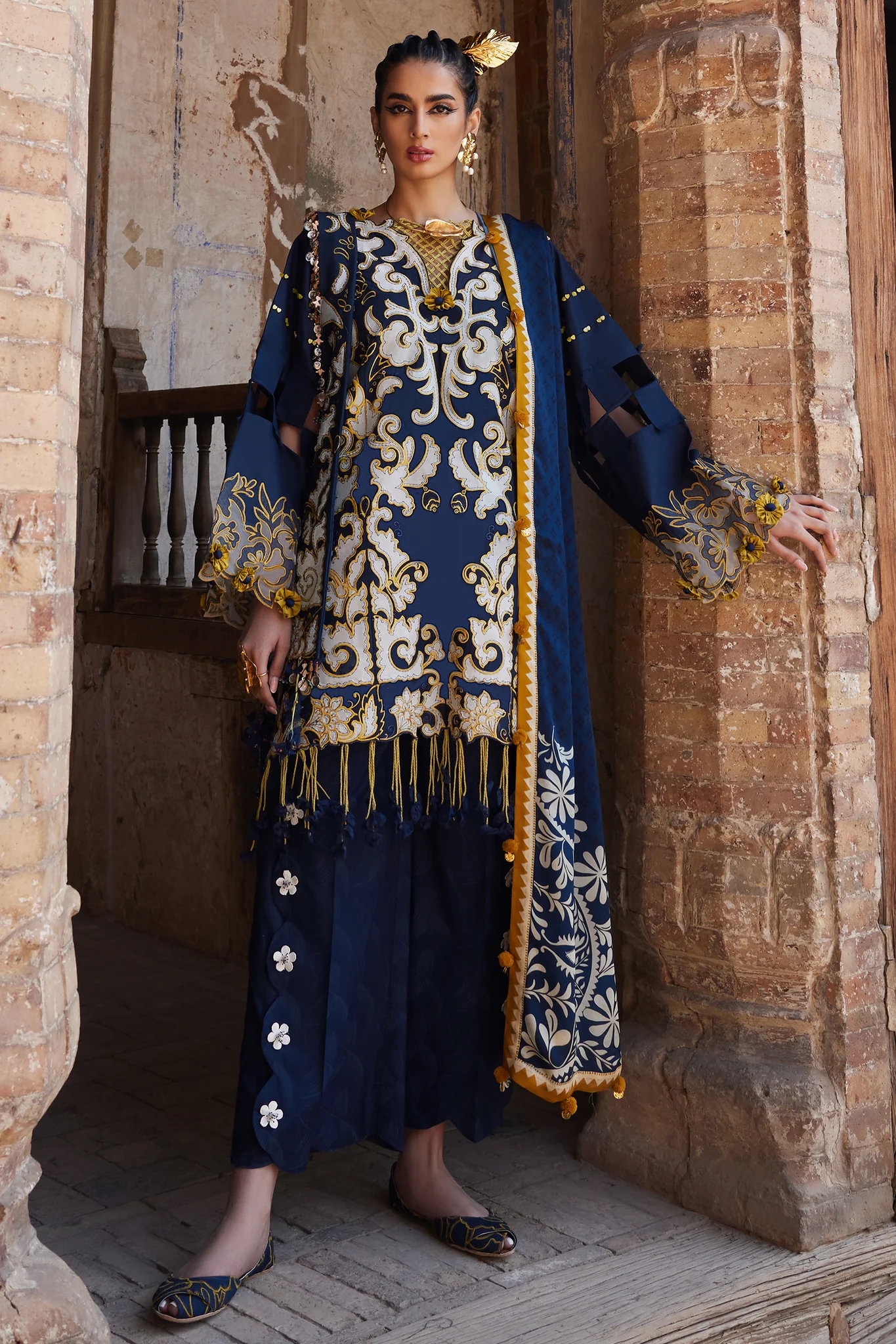 ELAN Luxury Emb Lawn SOLENE EL 25-03 B - Image 3
