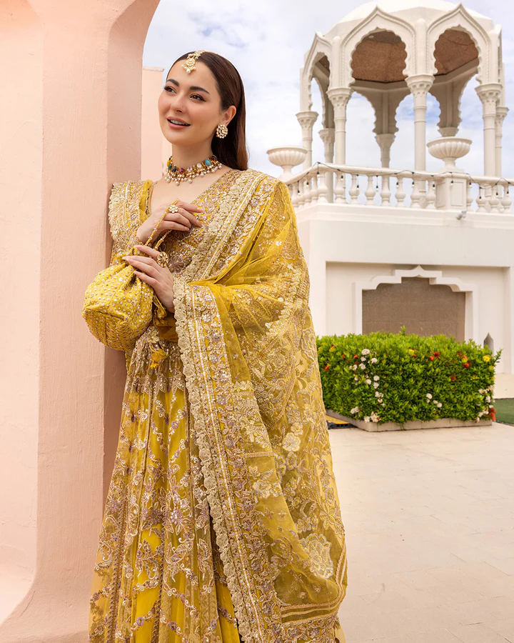 Faiza Saqlain Luxury Heavy Formal Melita - Image 4