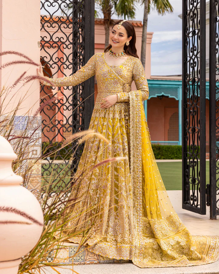 Faiza Saqlain Luxury Heavy Formal Melita - Image 2