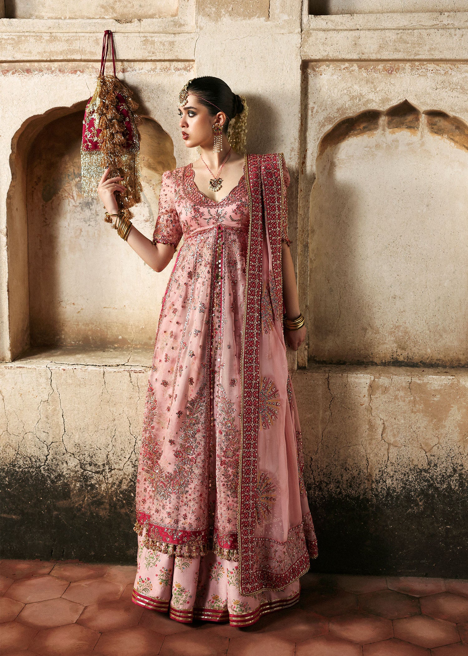 Hussain Rehar Luxury Heavy Formal Roshanara - Image 4